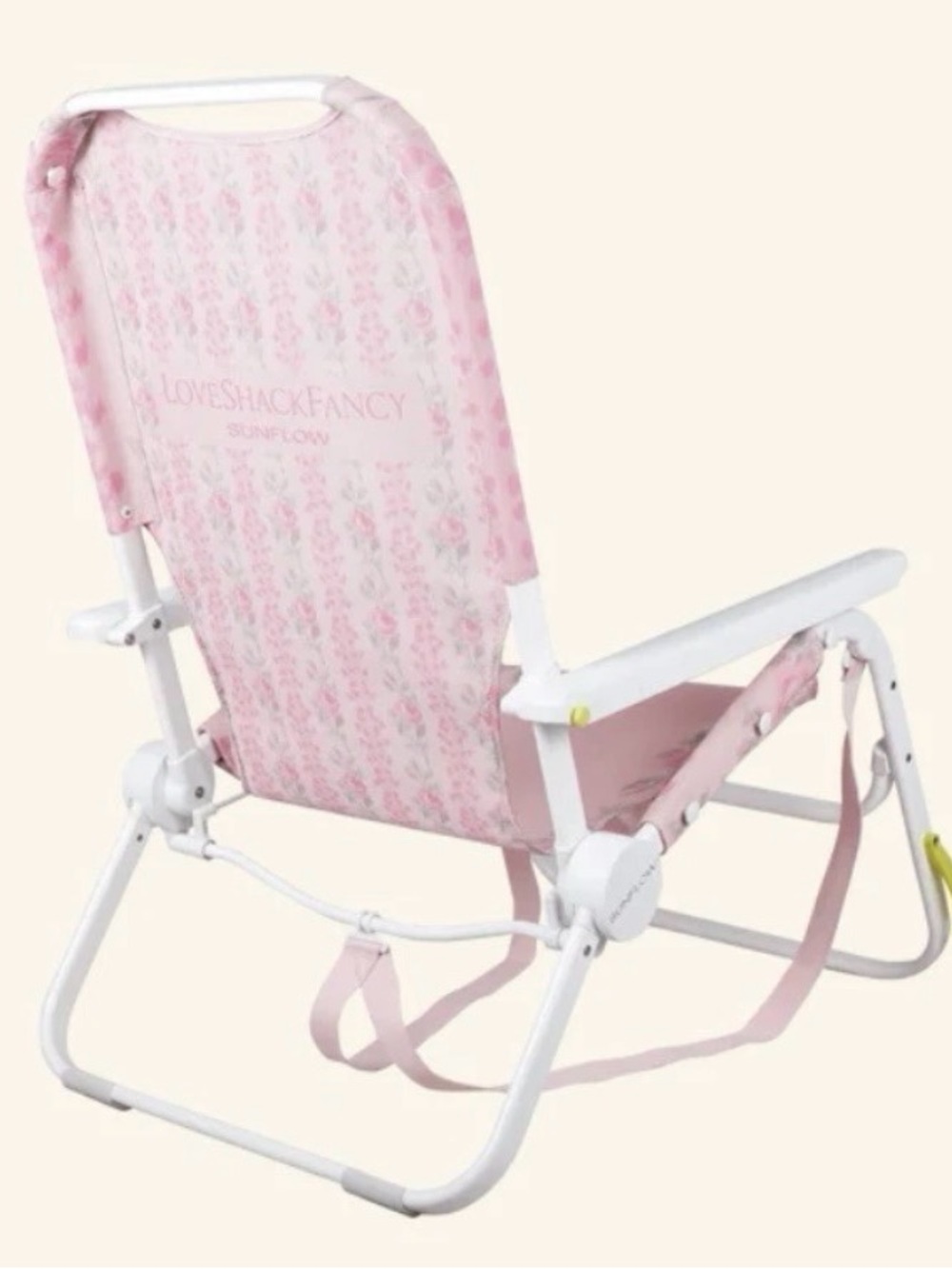 ISO-LoveShackFancy x SunFlow Folding Beach Seat +matching blooming heirloom tote